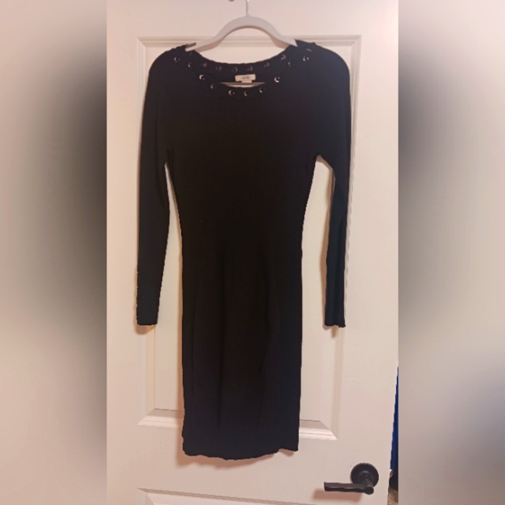 Black Cache sweater dress